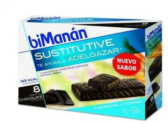 Bimanán Beslim Barritas Chocolate Intenso 10uds