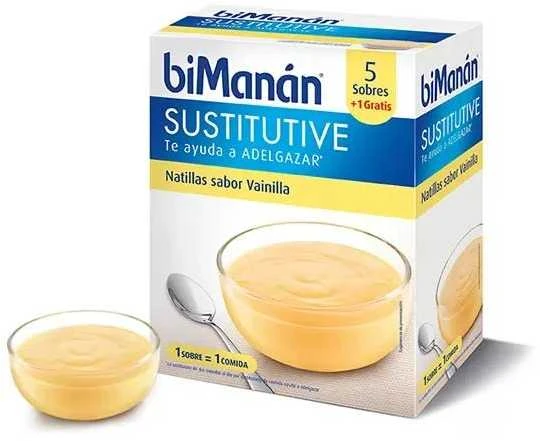 Bimanán Sustitutive Vanilinis kremas 5 vienetai