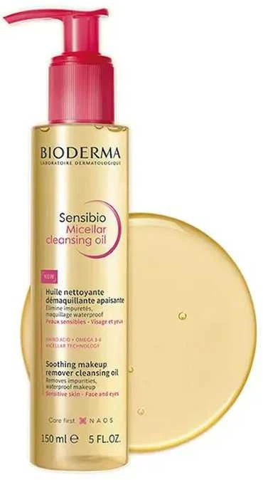 Bioderma Sensibio Micellar cleansing oil Valomasis aliejus, 150 ml aprašymas - Prekės nuotrauka