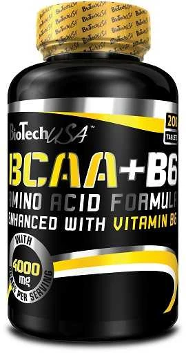 BioTech BCAA+B6 200 Tablečių