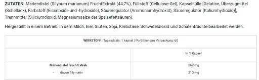 BioTech Pieno raudonėlio kapsulės 60 vnt. 210 mg