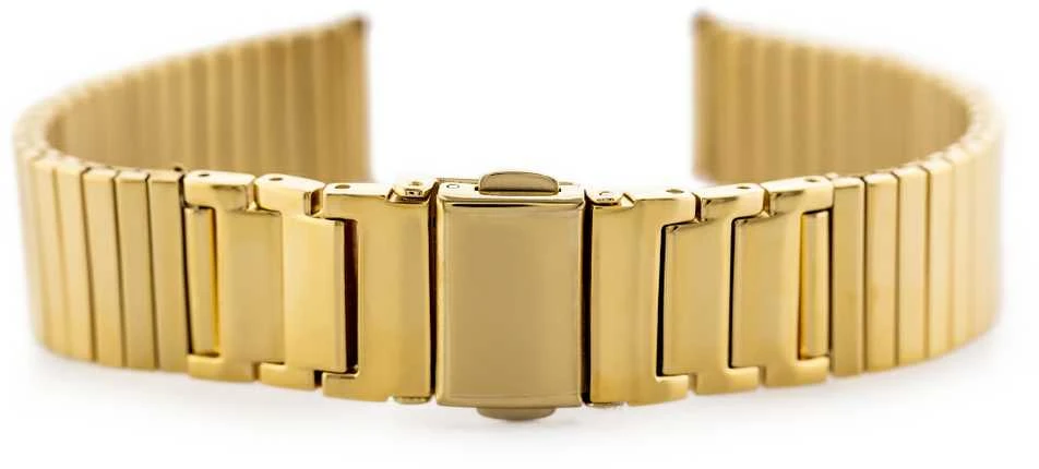Bisset bracelet (bb024a) - stretchable - auksinis 16mm