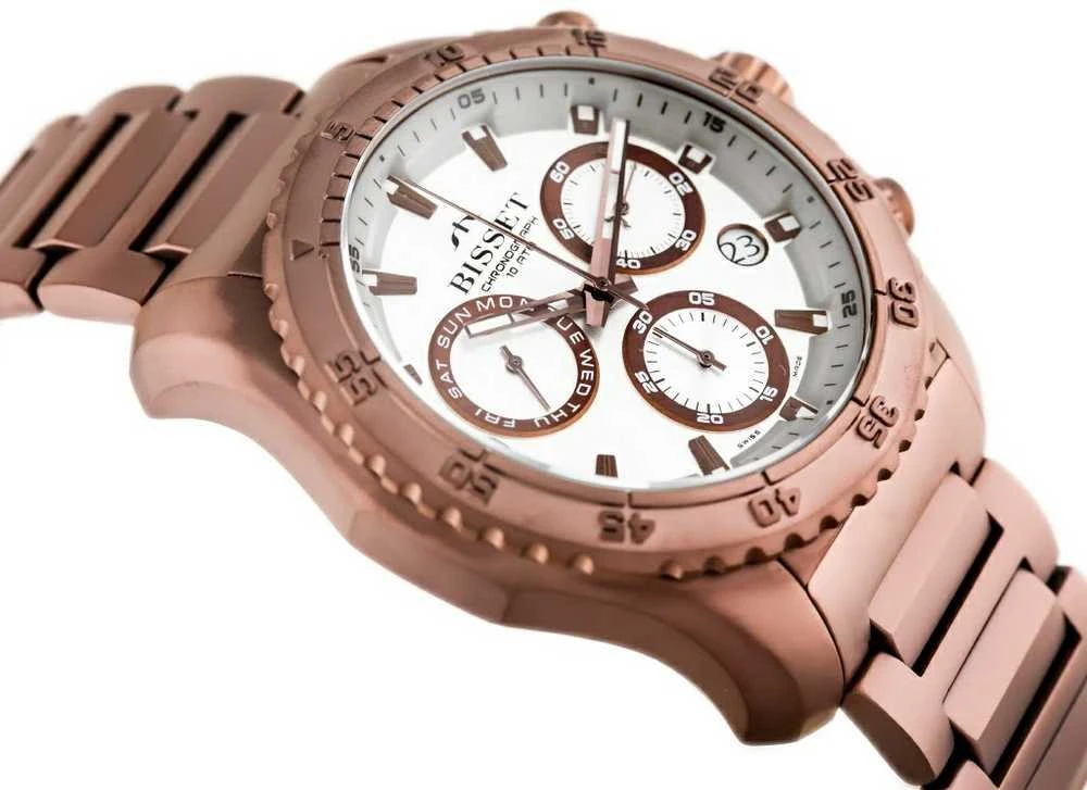 Laikrodis BISSET Titanium Chrono BSDF16VISY10BX