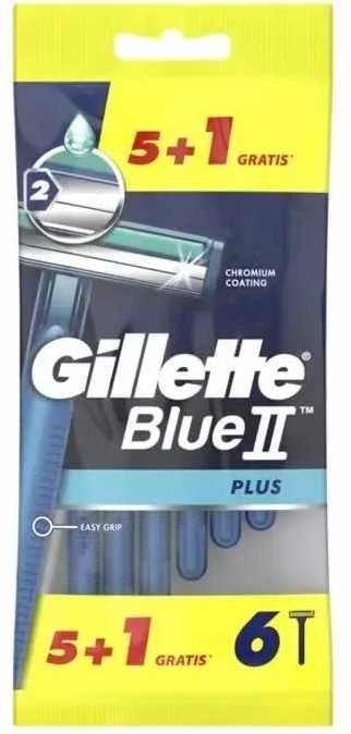 Skutimosi peiliukai Gillette Mėlyna II Plus 6 vnt