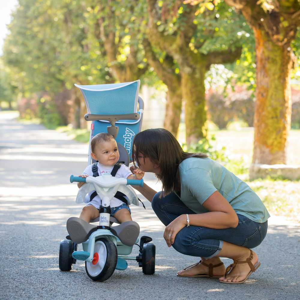 Triratukas Smoby Baby Balade mėlynas