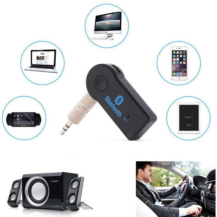 Bluetooth garso imtuvas su mikrofonu 3,5 mm