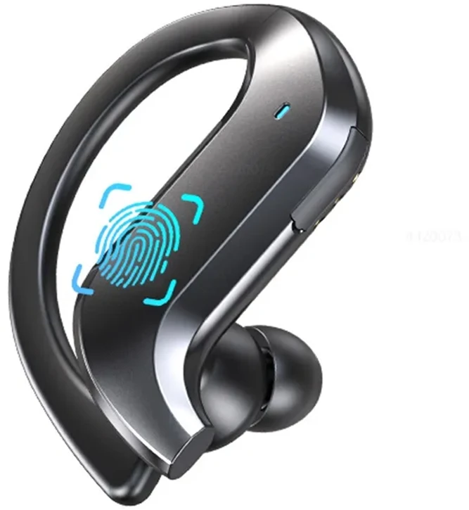 Bluetooth belaidės sportinės ausinės bėgimui, dėvimos ant ausų