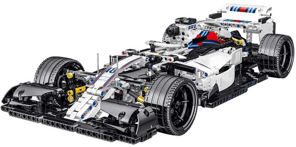 Jokomisiada Techniniai blokai 1152 dalių Bolid F1.FW41 lenktyninis automobilis ZA5309