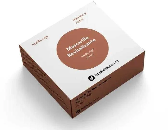 "Botanicapharma" atgaivinanti raudonojo molio kaukė 80ml
