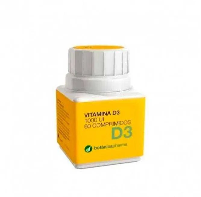 Botánicapharma Vitaminai D3 60 tablečių
