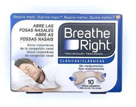 Breathe Right Nasal Strips Large Size nosies juostelės 10 vnt