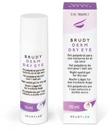 "Brudy Lab Derm Dry Eye" sausų akių gelis nakčiai, skirtas sausų akių priežiūrai 10ml
