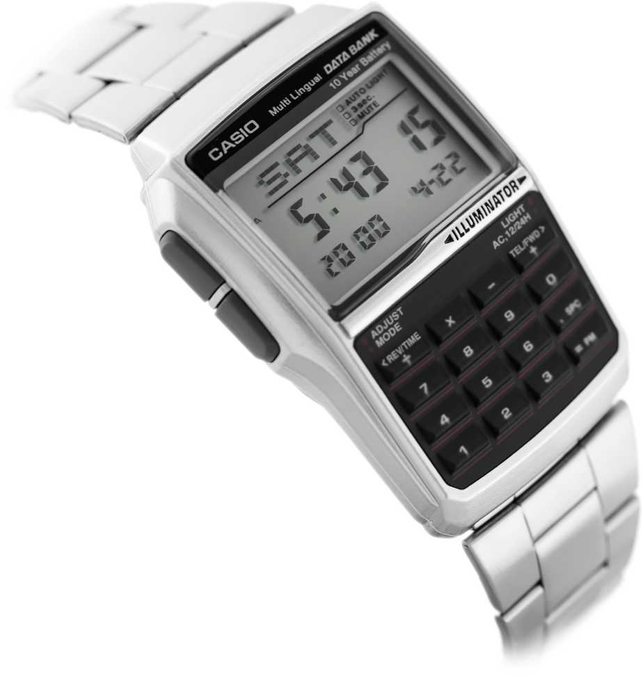 Laikrodis CASIO VINTAGE DATABANK MALE WATCH DBC-32D-1ADF (zd162b) + BOX