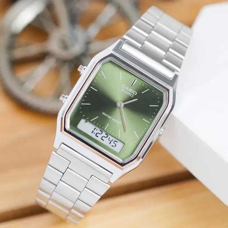 CASIO VINTAGE UNISEX LAIKRODIS AQ-230A-3AMQYDF + DĖŽUTĖ