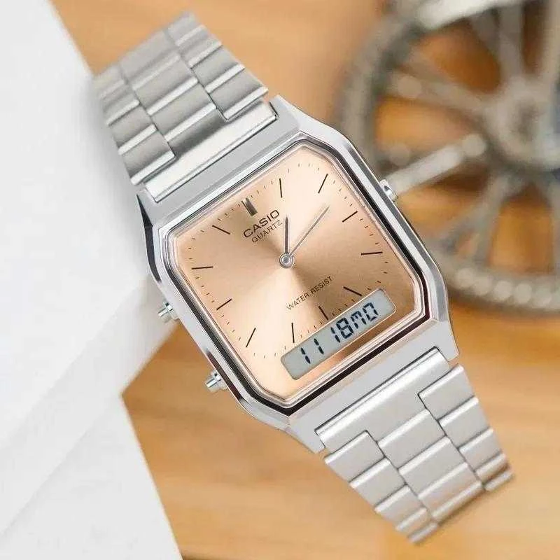 CASIO VINTAGE UNISEX LAIKRODIS AQ-230A-4AMQYDF + DĖŽUTĖ