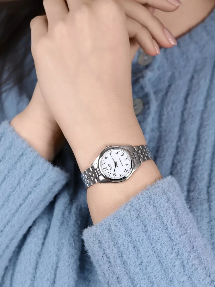 CASIO LTP-1129A-7BH moteriškas laikrodis (zd602a) + dėžutė