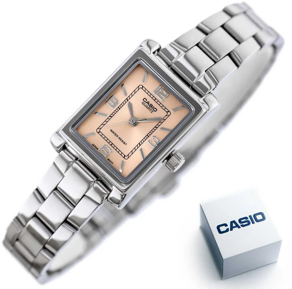 CASIO MOTERIS LAIKRODIS LTP-1234DD-4A + DĖŽĖ