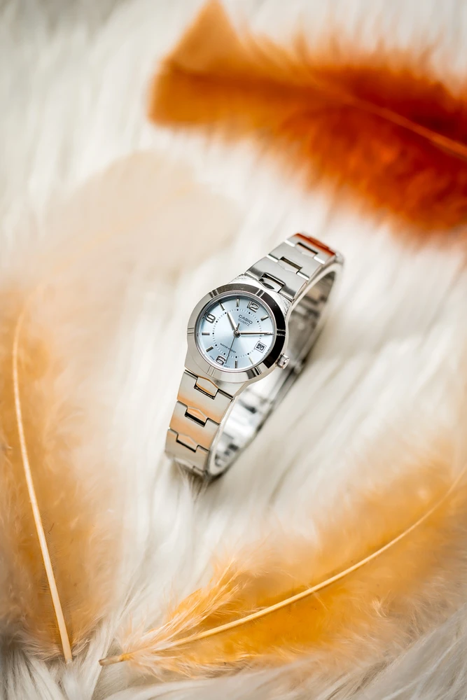 CASIO MOTERIŠKAS LAIKRODIS LTP-1241D-2A + DĖŽUTĖ