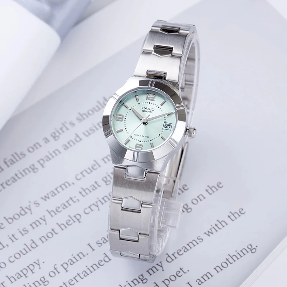 CASIO MOTERIŠKAS LAIKRODIS LTP-1241D-2A + DĖŽUTĖ