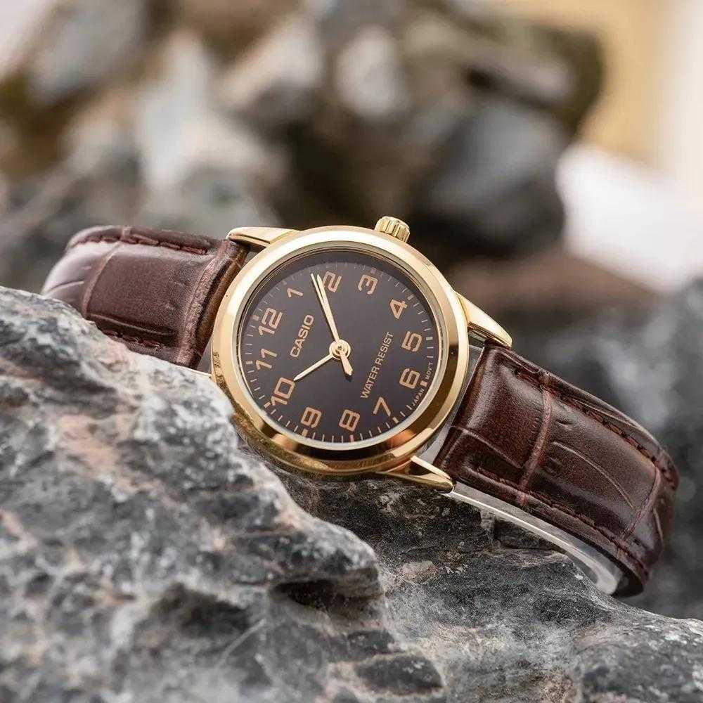 Casio Moterų kolekcijos laikrodis LTP-V001GL-1B + dėžutė