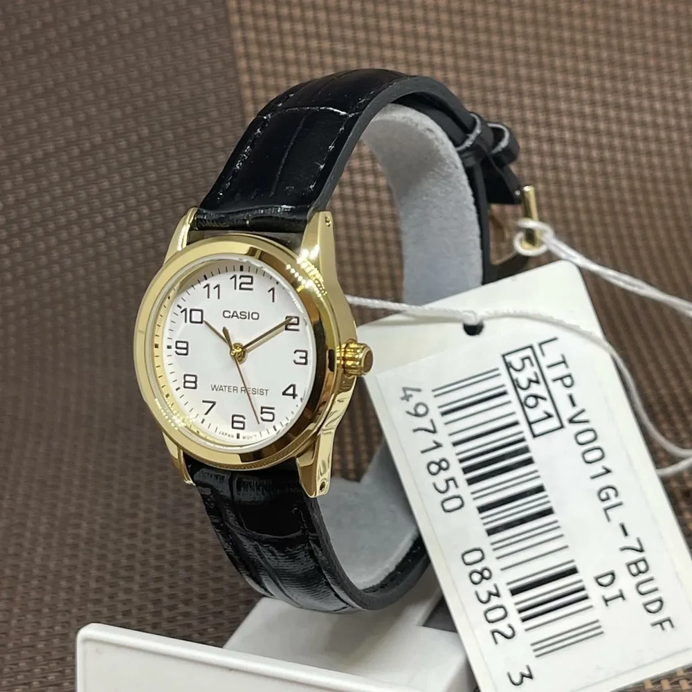 Moteriškas laikrodis CASIO LTP-V001GL-7B + BOX