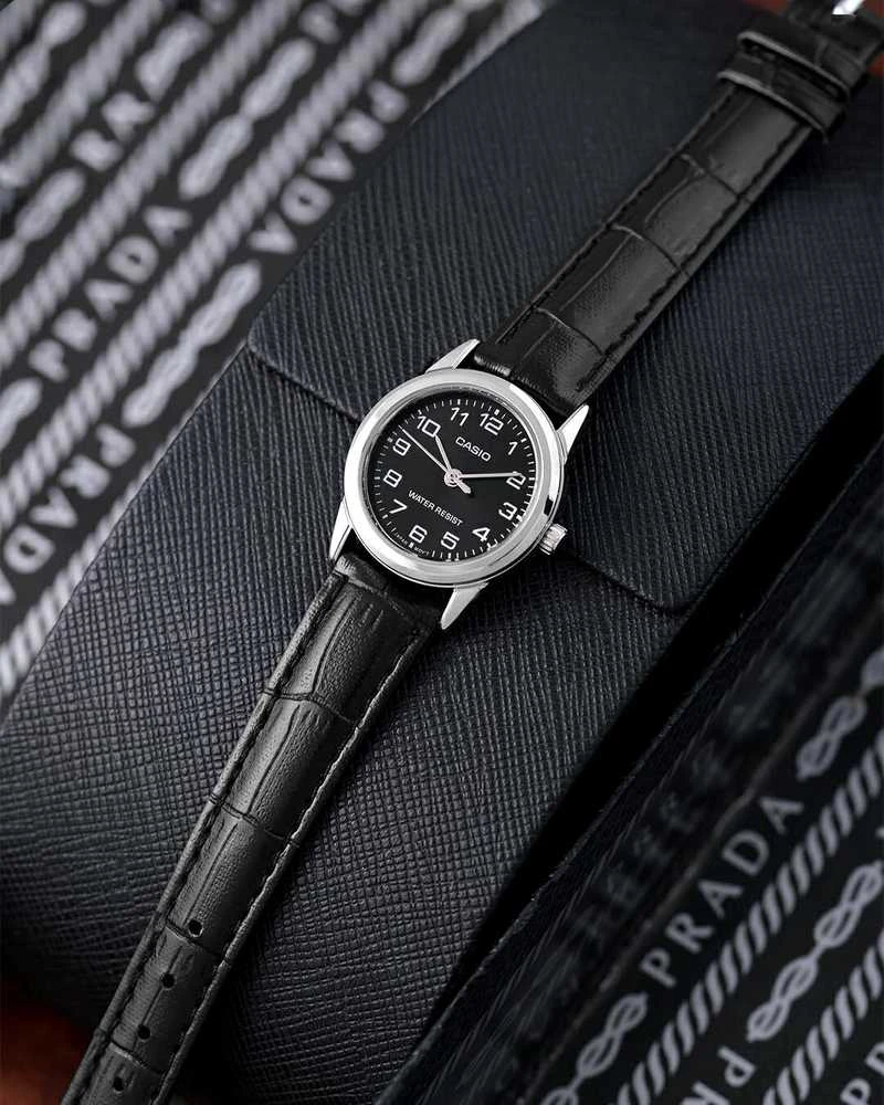 Laikrodis moterims CASIO LTP-V001L-1BUDF (zd588a) + dėžutė