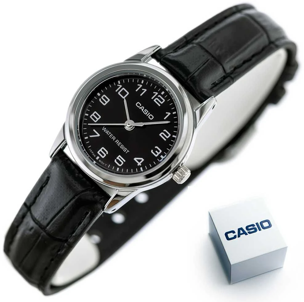 Laikrodis moterims CASIO LTP-V001L-1BUDF (zd588a) + dėžutė