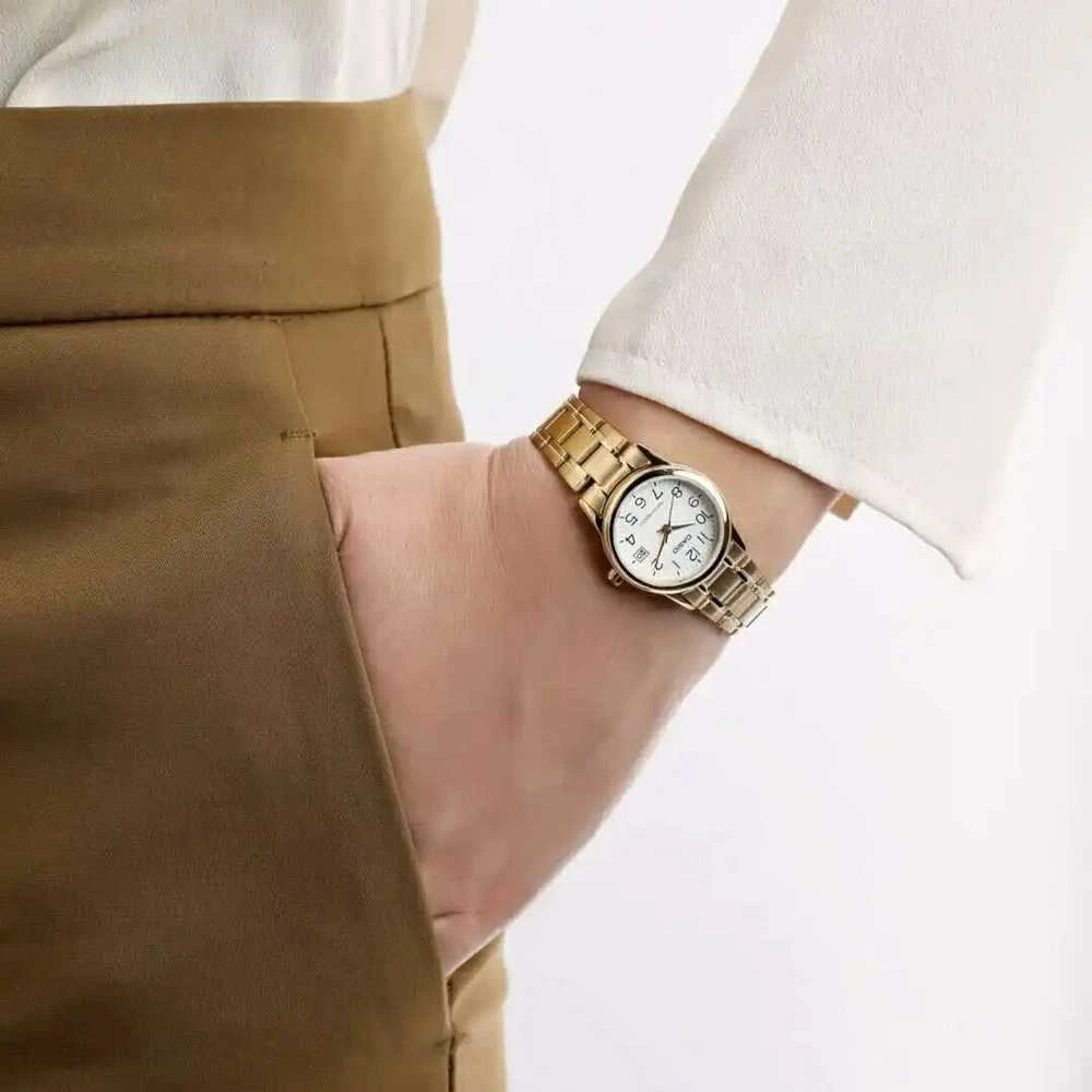Laikrodis CASIO LTP-V002G-7B WOMEN S WATCH (zd587f) + BOX