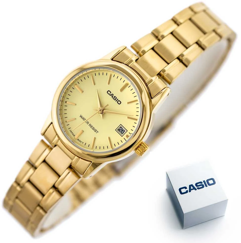 Laikrodis moterims CASIO LTP-V002D-1AUDF (zd587e) + dėžutė