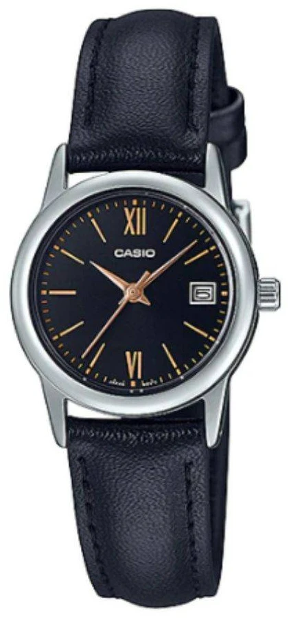 CASIO LTP-V002L-1B3UDF moteriškas laikrodis (zd584j) + dėžutė