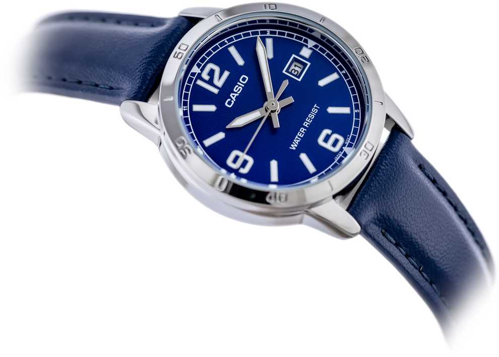Casio LTP-V004L-2B moteriškas laikrodis (zd569g) + dėžutė