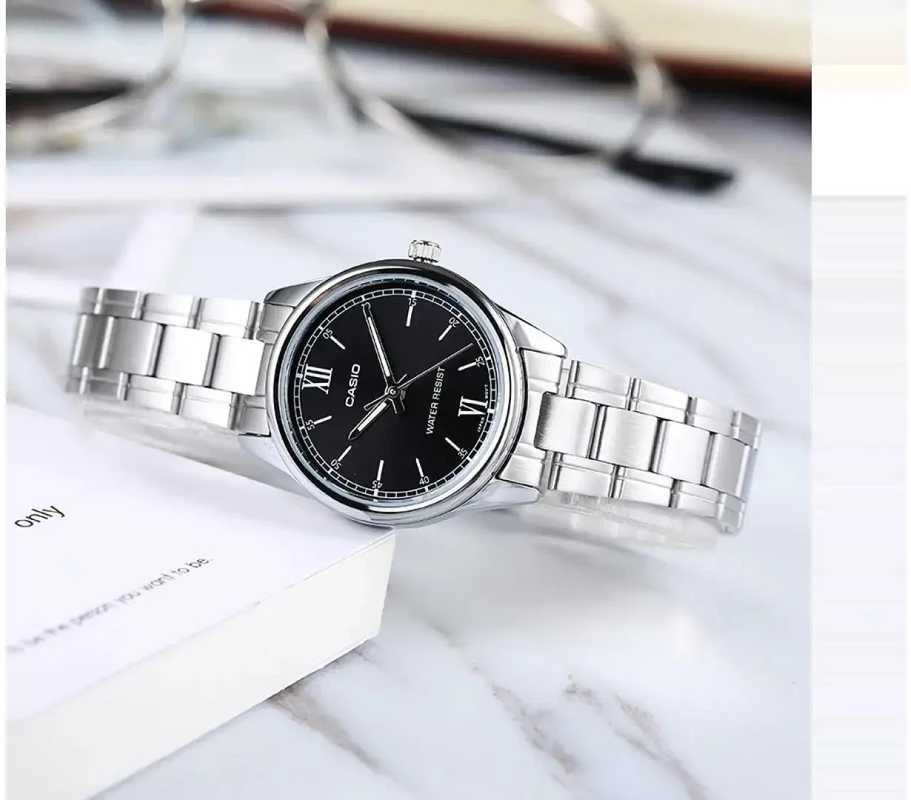 Laikrodis CASIO LTP-V005D-1B2 WOMEN'S WATCH (zd586k) + BOX