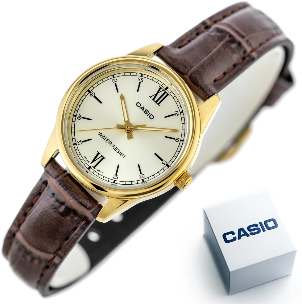 Casio Kolekcinis moteriškas laikrodis LTP-V005GL-9BUDF (zd582k) + DĖŽUTĖ