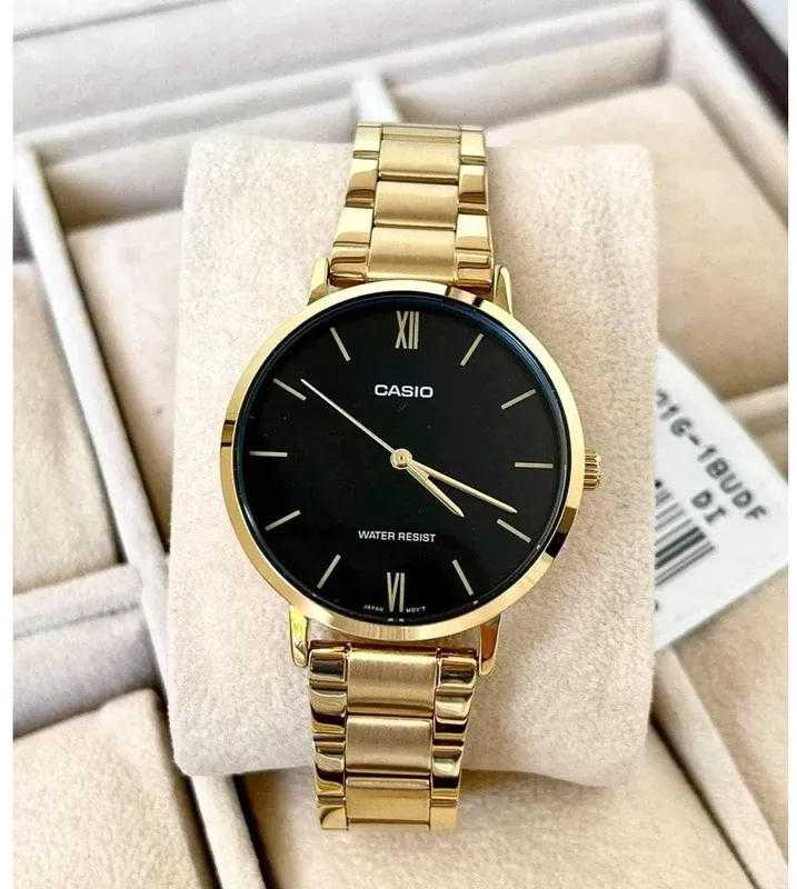 Laikrodis moterims CASIO LTP-VT01G-1B (zd613d) + BOX