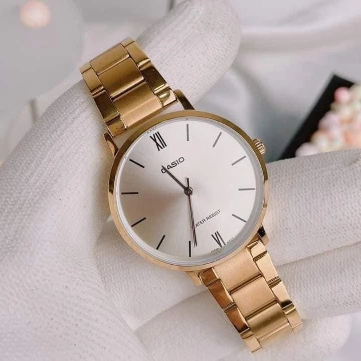 Moteriškas laikrodis CASIO LTP-VT01G-9B + BOX (zd613h)