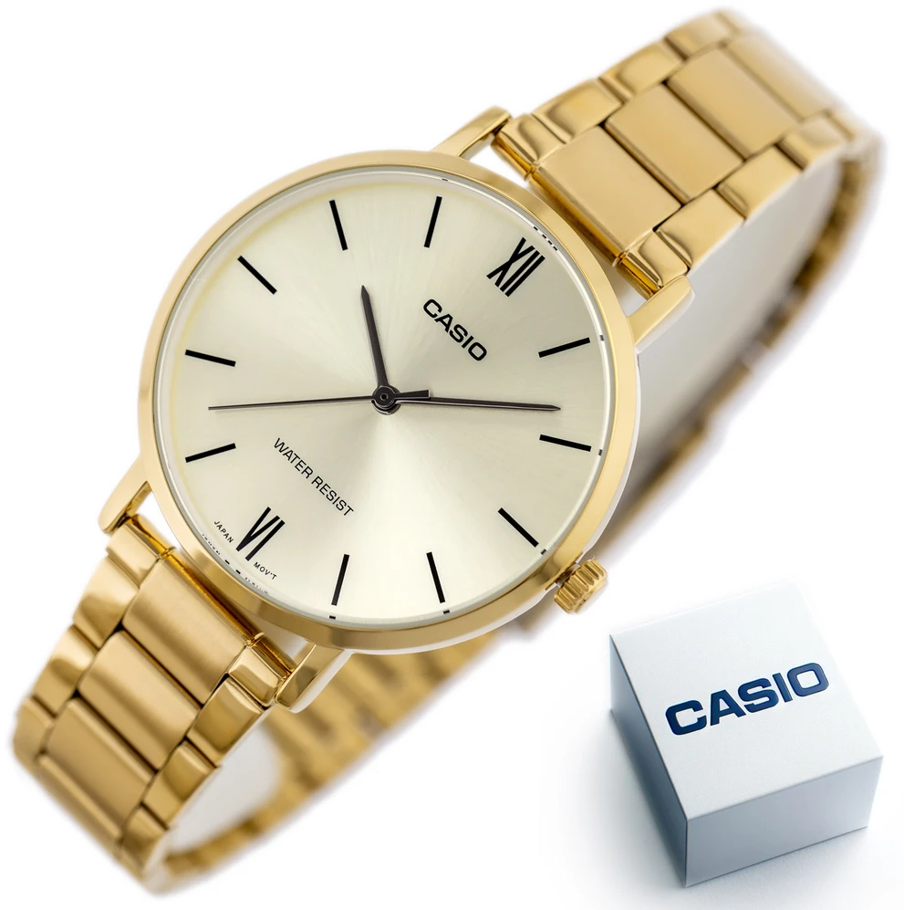 Moteriškas laikrodis CASIO LTP-VT01G-9B + BOX (zd613h)