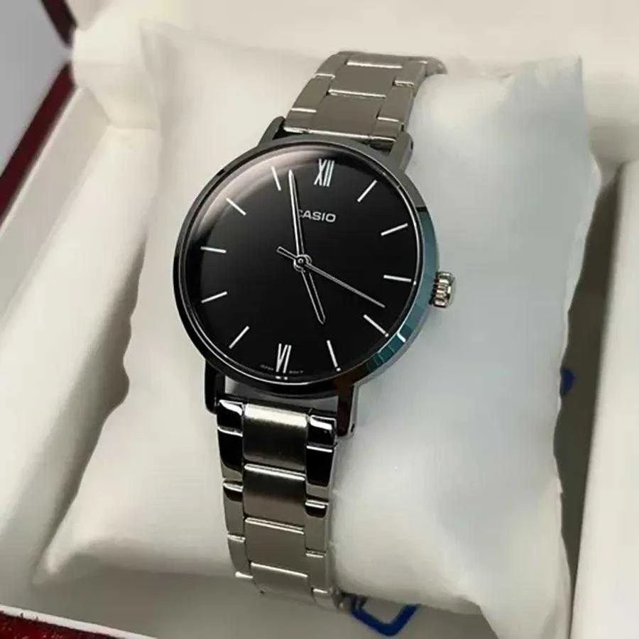 CASIO MOTERIŠKAS LAIKRODIS LTP-VT02D-1A + DĖŽUTĖ