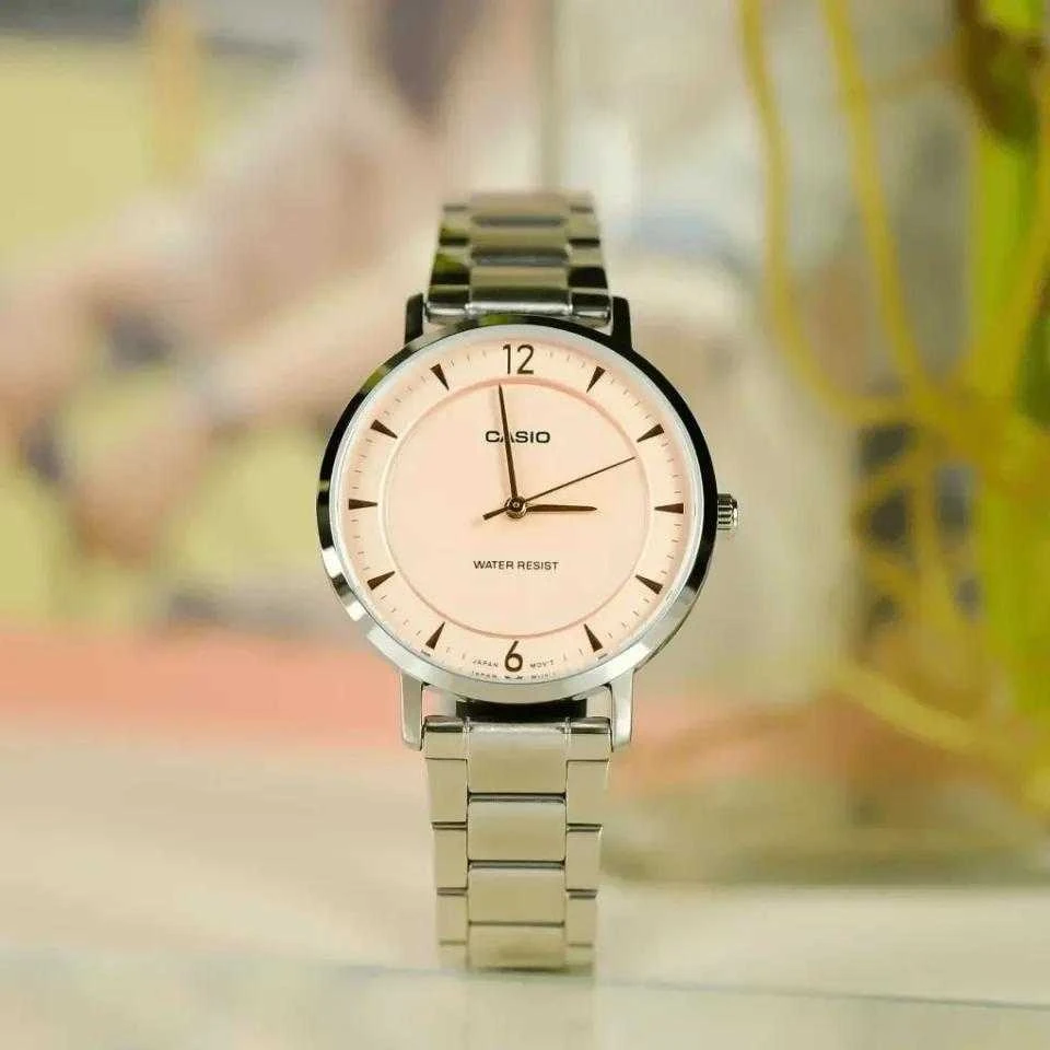 CASIO LTP-VT04D-4A moteriškas laikrodis (zd659c) + dėžutė