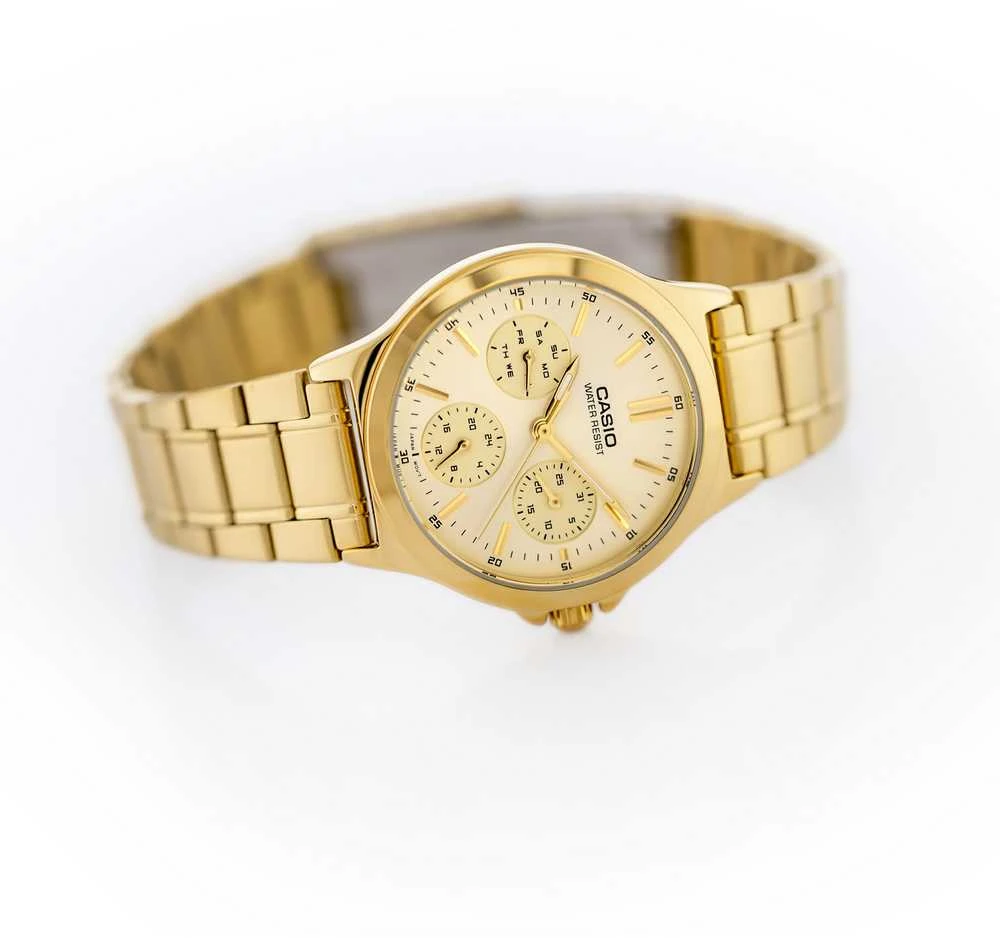 CASIO LTP-V300G-9A moteriškas laikrodis (zd566c) + dėžutė