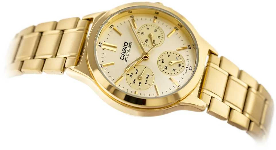 CASIO LTP-V300G-9A moteriškas laikrodis (zd566c) + dėžutė