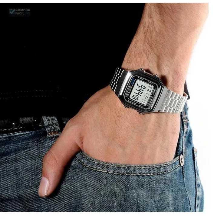 Laikrodis vyrams CASIO A178WA-1A (zd082a) - KLASYKA