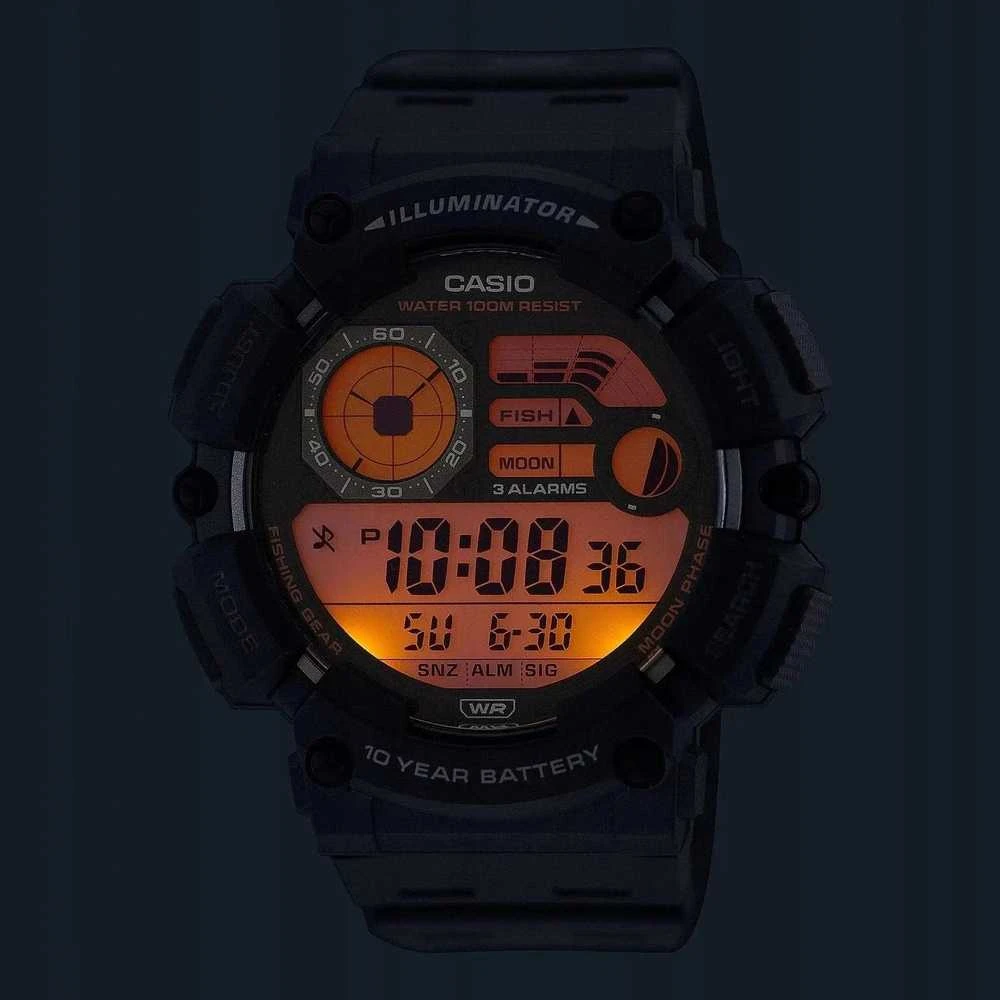 Vyriškas laikrodis CASIO Digital Moonphase WS-1500H-5B + BOX