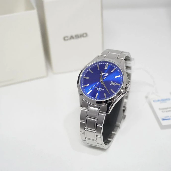 Vyriškas laikrodis Casio MTS-115D-2A1 + BOX (zd292a) SZAFIR