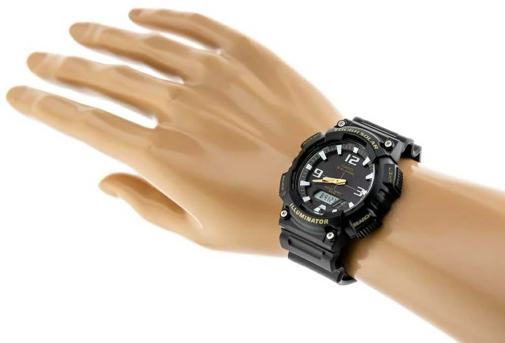 Vyriškas laikrodis CASIO AQ-S810W-1BV (zd044c) - SOLAR POWERED + BOX