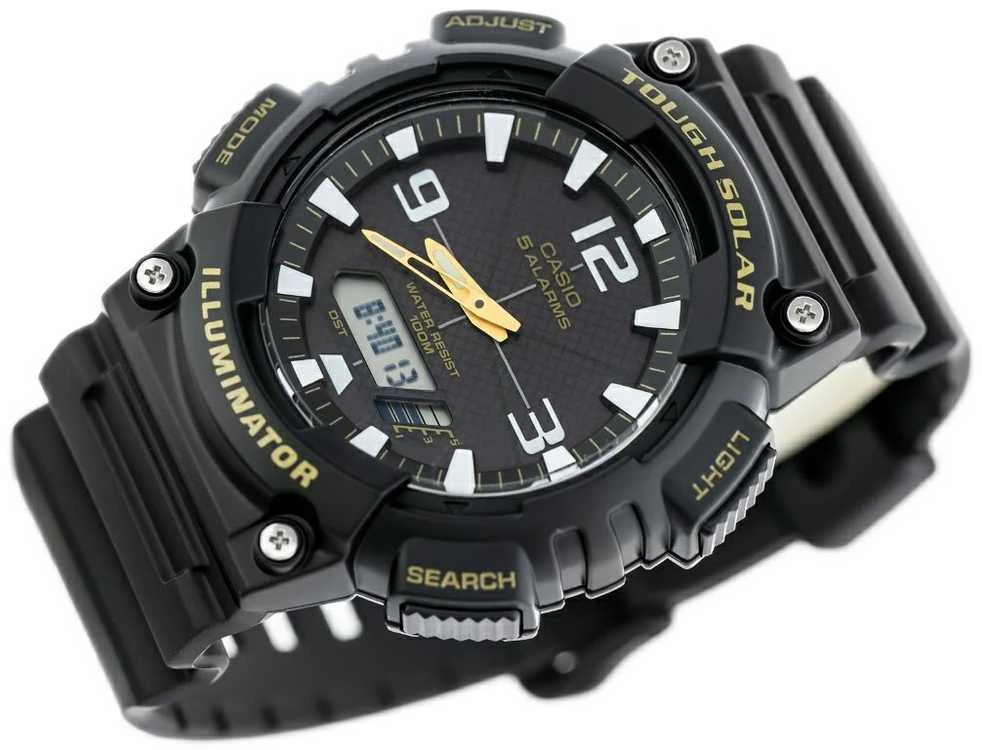 Vyriškas laikrodis CASIO AQ-S810W-1BV (zd044c) - SOLAR POWERED + BOX