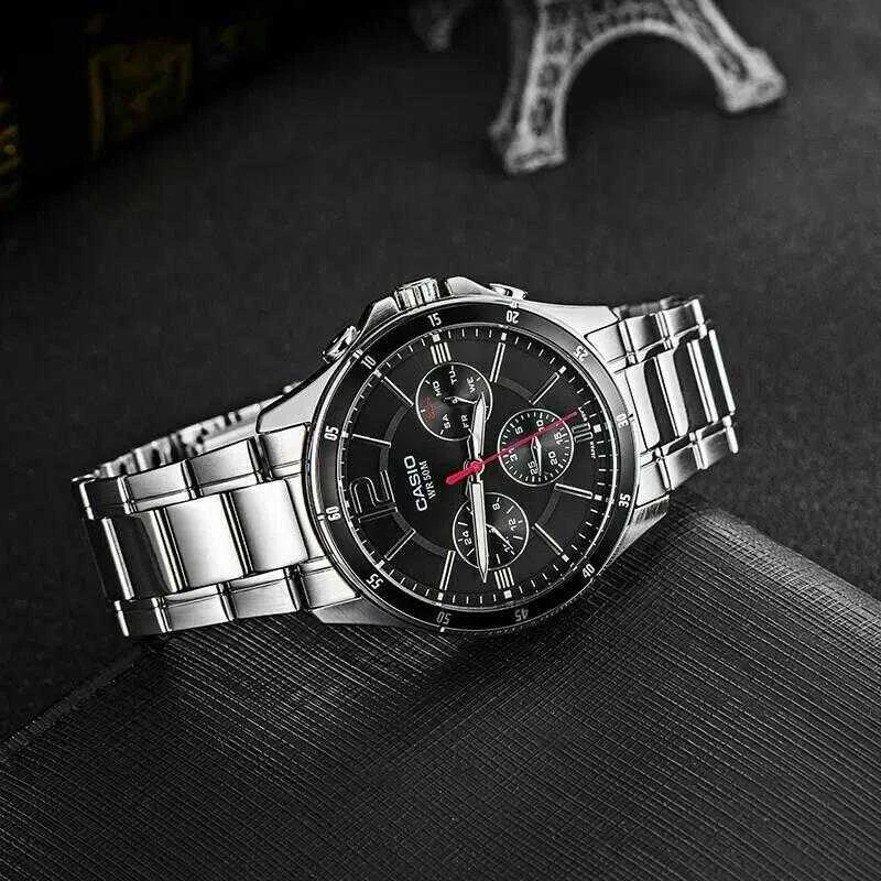 Laikrodis CASIO MEN'S WATCH MTP-1374D-1AV (zd063b) + BOX