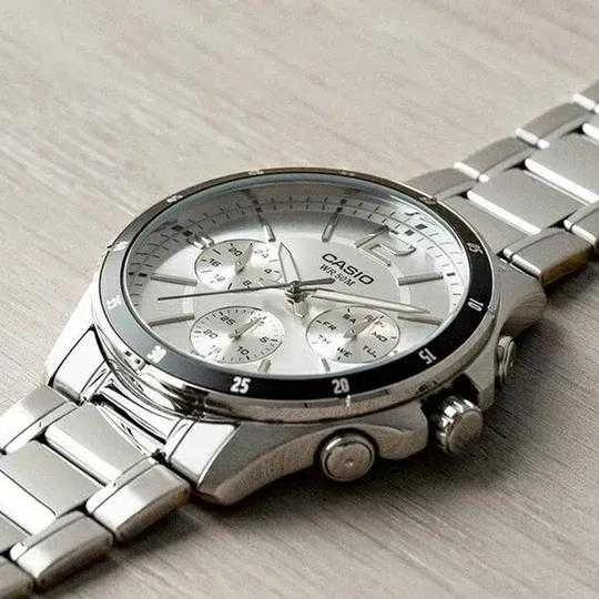 Casio MTP-1374D-7A vyriškas laikrodis (zd063e) + dėžutė