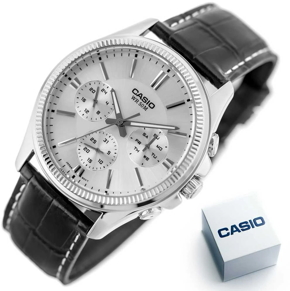 CASIO VYRIŠKAS LAIKRODIS MTP-1375L-7AVDF (zd115a) + DĖŽUTĖ
