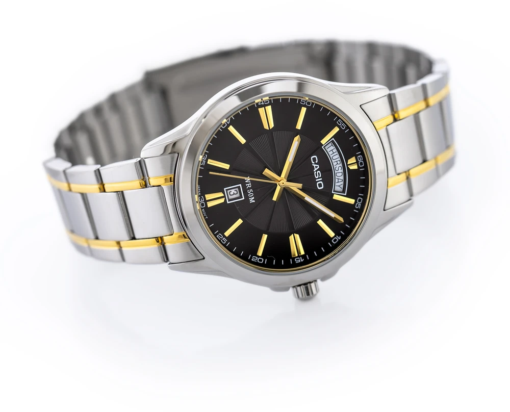 Vyriškas laikrodis CASIO MTP-1381G-1A (zd191d) + BOX