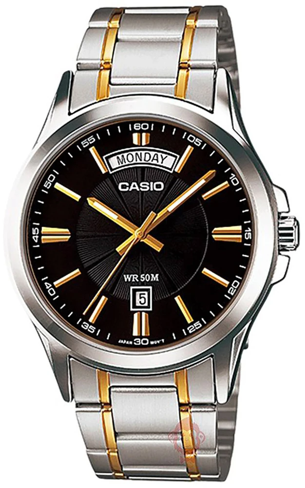 Vyriškas laikrodis CASIO MTP-1381G-1A (zd191d) + BOX